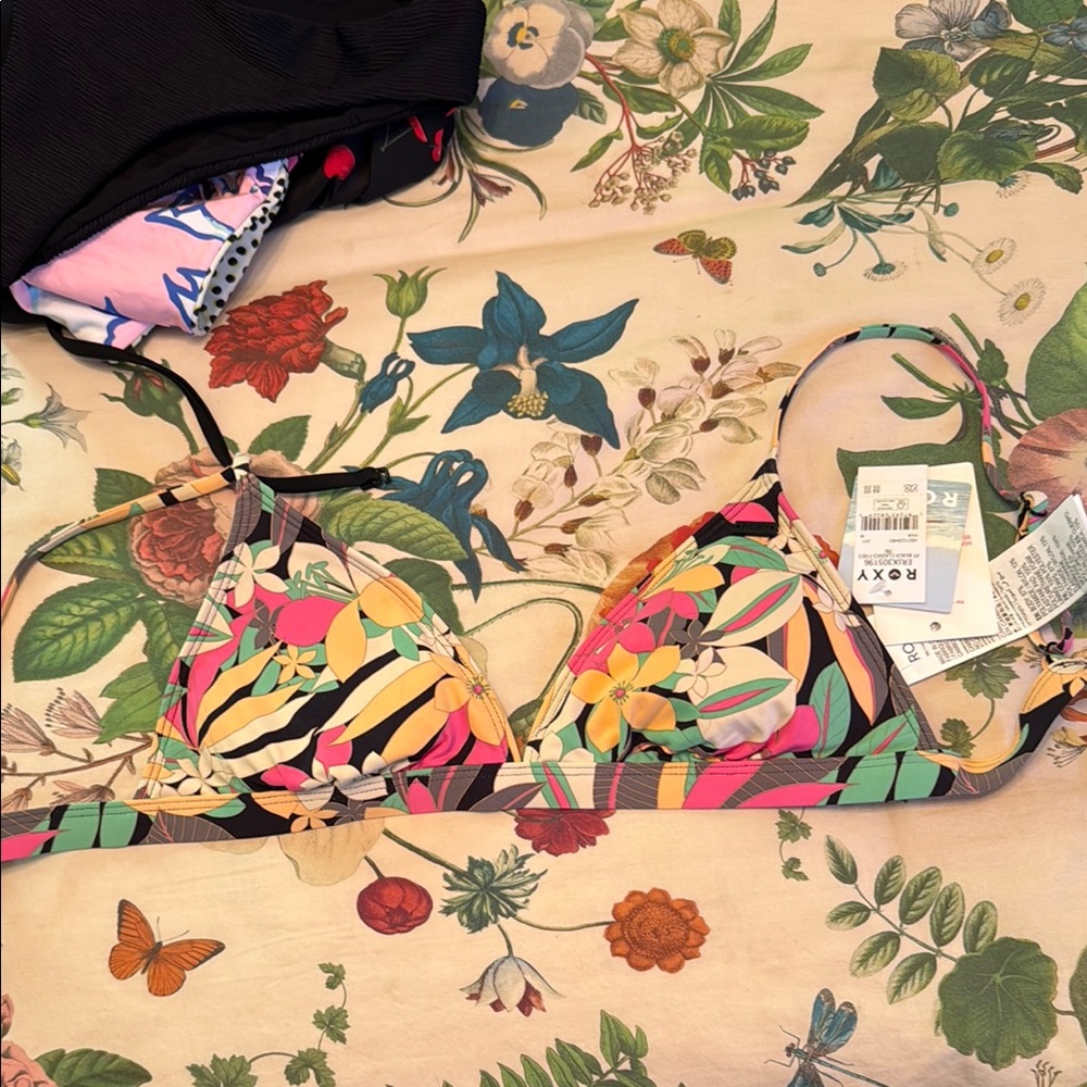 Roxy Vibrant Floral Bikini Multicolor